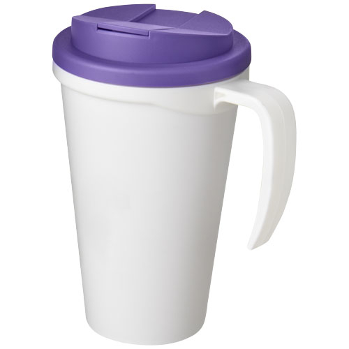 Mug isolant 350ml personnalisable Americano® Blanc et Violet